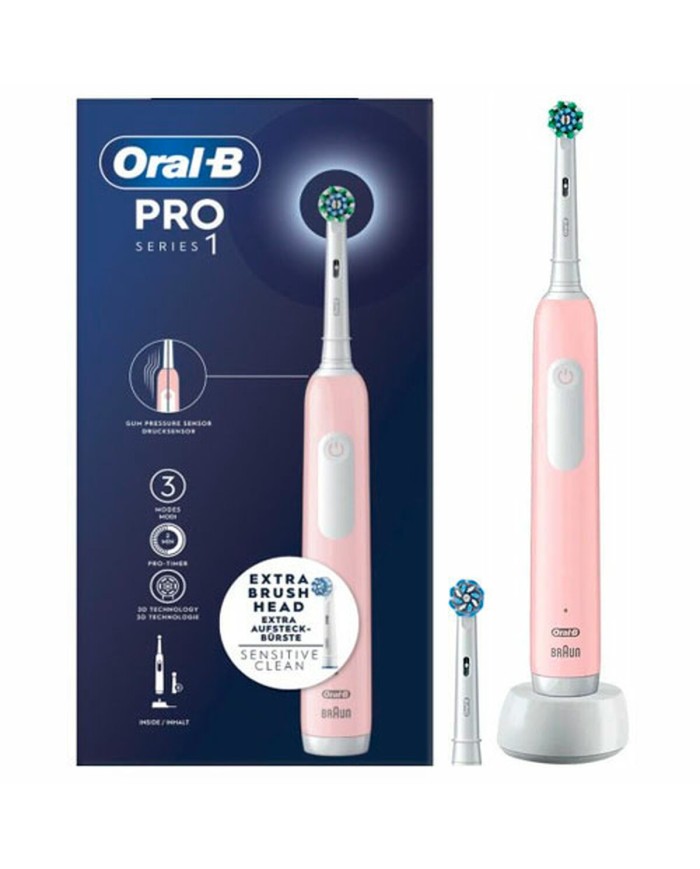 Spazzolino da Denti Elettrico Oral-B Pro 1 Rosa