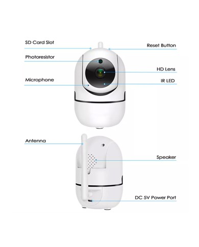 Videocamera di Sorveglianza Denver Electronics