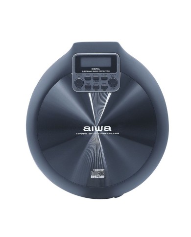 Riproduttore CD/MP3 Aiwa Portatile Nero Riproduttore CD/MP3 Aiwa Portatile Nero
