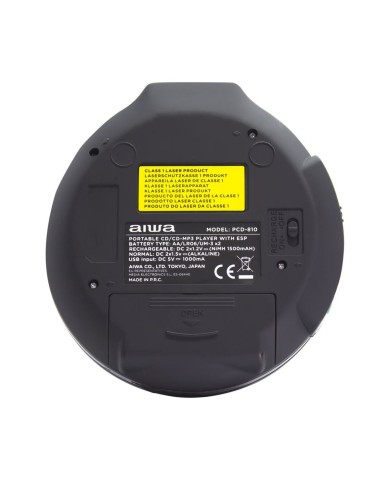 Riproduttore CD/MP3 Aiwa Portatile Nero