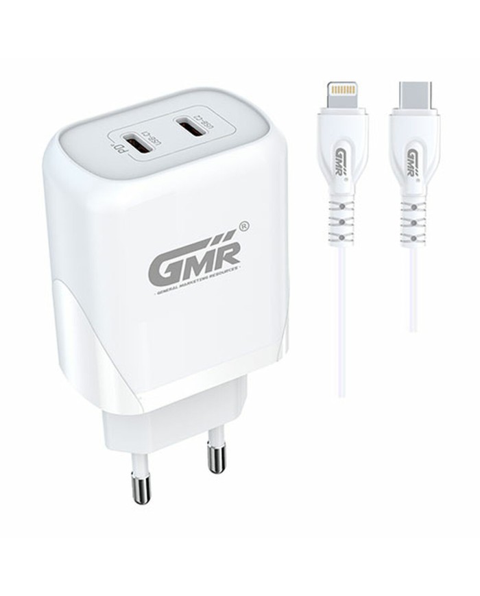 Caricabatterie da Parete Goms 40 W USB-C x 2 Caricabatterie da Parete Goms 40 W USB-C x 2