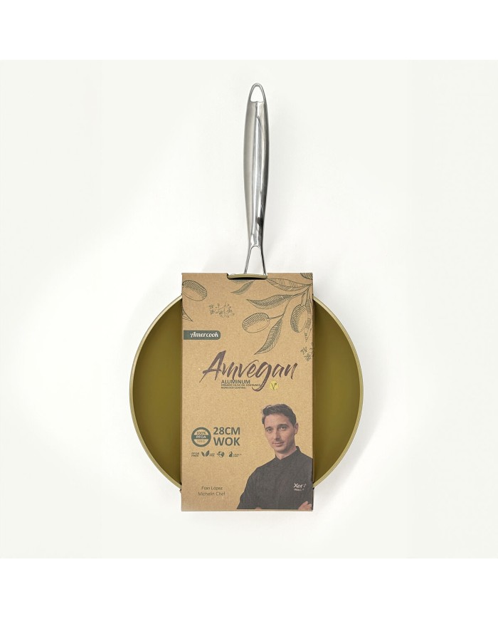 Padella Wok Amercook AMVegan By Fran López Ø 28 cm