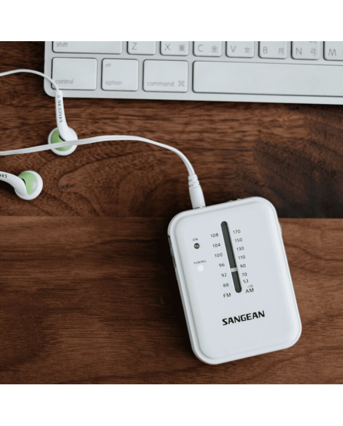 Radio Portatile Sangean Bianco AM/FM Radio Portatile Sangean Bianco AM/FM