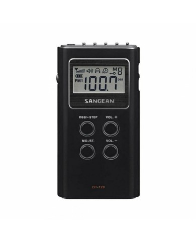 Radio Sangean DT120B NEGRO Nero Radio Sangean DT120B NEGRO Nero