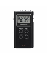 Radio Portatile Digitale Sangean Nero AM/FM Ricaricabile
