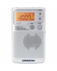 Radio Portatile Digitale Sangean Nero AM/FM Ricaricabile