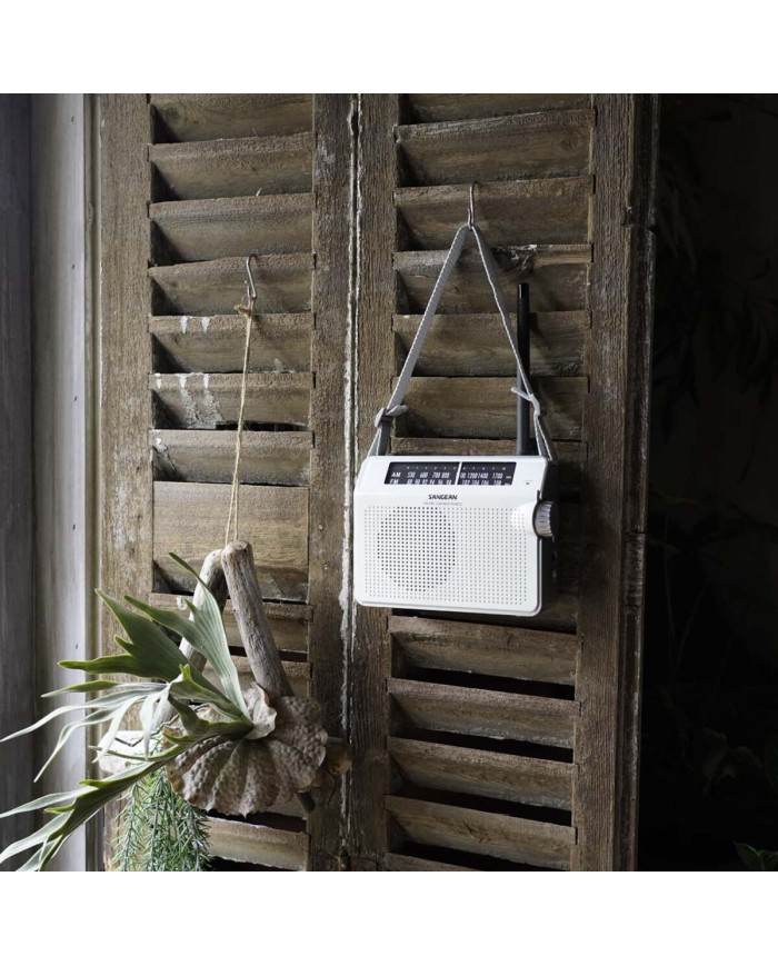 Radio AM/FM Sangean Bianco Radio AM/FM Sangean Bianco