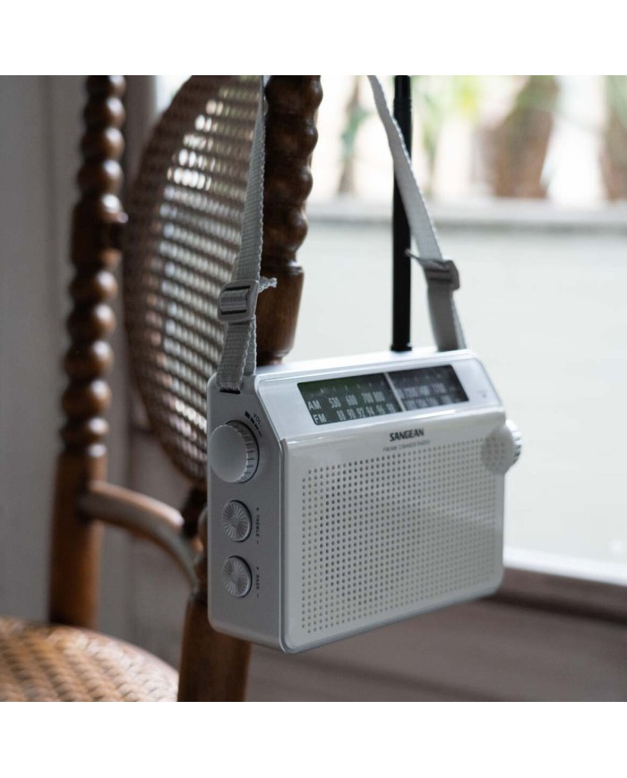Radio AM/FM Sangean Bianco Radio AM/FM Sangean Bianco