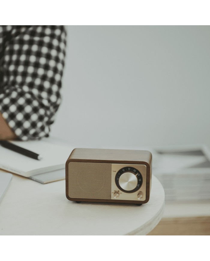 Radio Portatile Bluetooth Sangean Retrò Legno FM