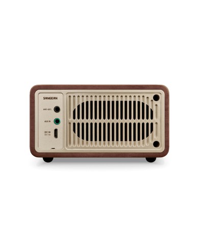 Radio Portatile Bluetooth Sangean Retrò Legno FM