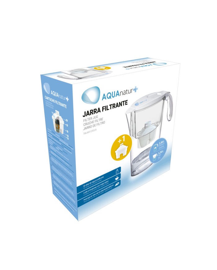 Brocca filtrante TM Electron Trasparente Plastica 2,3 L (4 Pezzi)