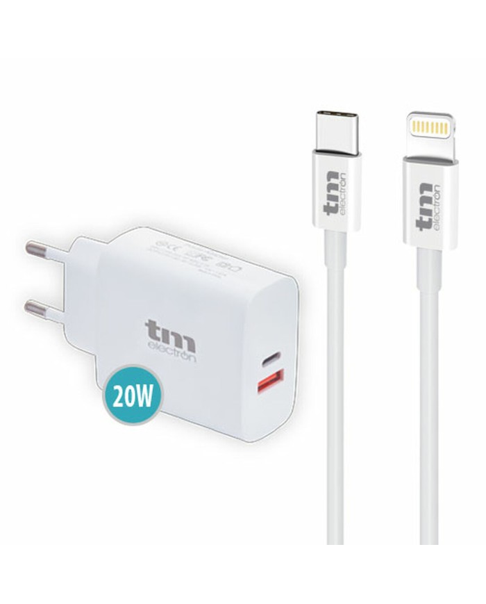Caricabatterie da Parete TM Electron 20 W Lightning/USB-C (1 Unità)
