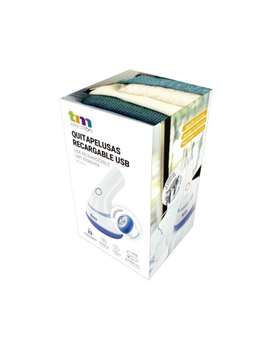 Levapelucchi Elettrico Ricaricabile TM Electron Bianco Compatto