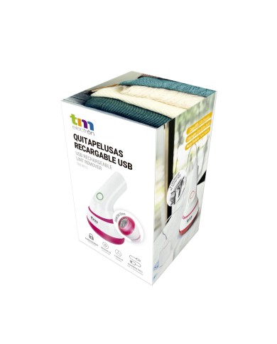 Levapelucchi Elettrico Ricaricabile TM Electron Bianco Compatto