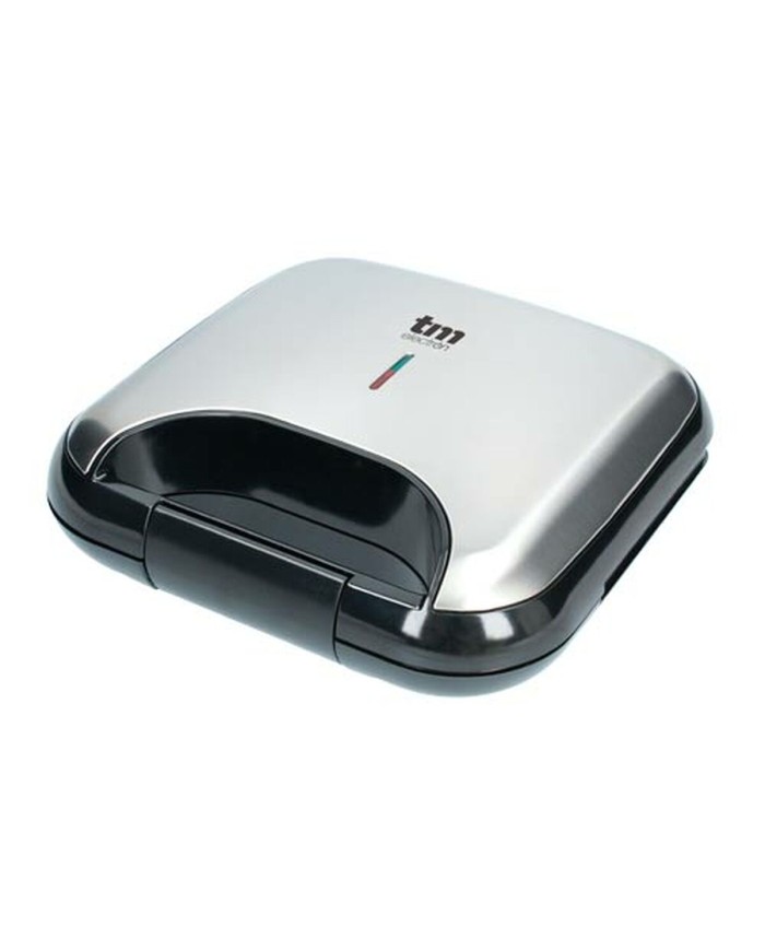 Piastra Grill Elettrica TM Electron Acciaio 750 W Doppia