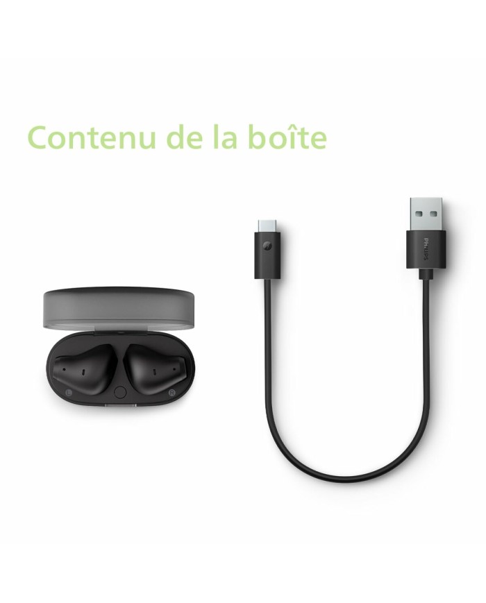 Auricolari Bluetooth Philips TAT2139BK/00 Nero