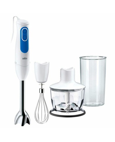 Frullatore ad Immersione Braun MQ3035 Sauce Azzurro Bianco 700 W