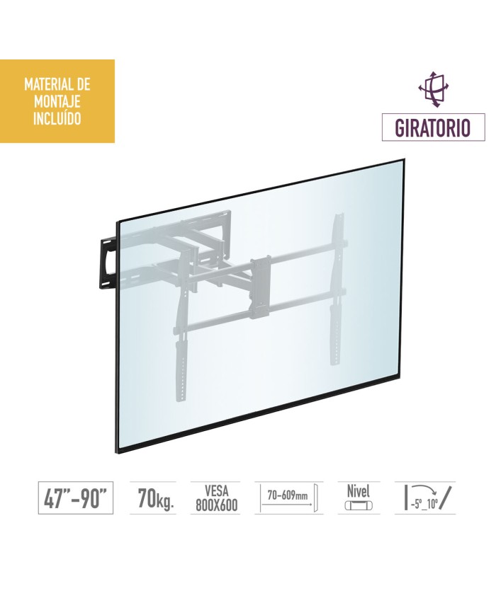 Supporto TV TM Electron 90" 70 Kg