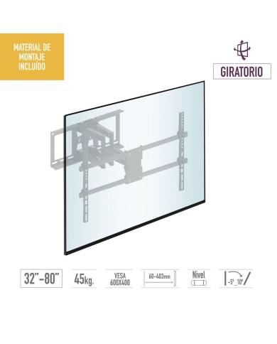 Supporto TV TM Electron 45 kg