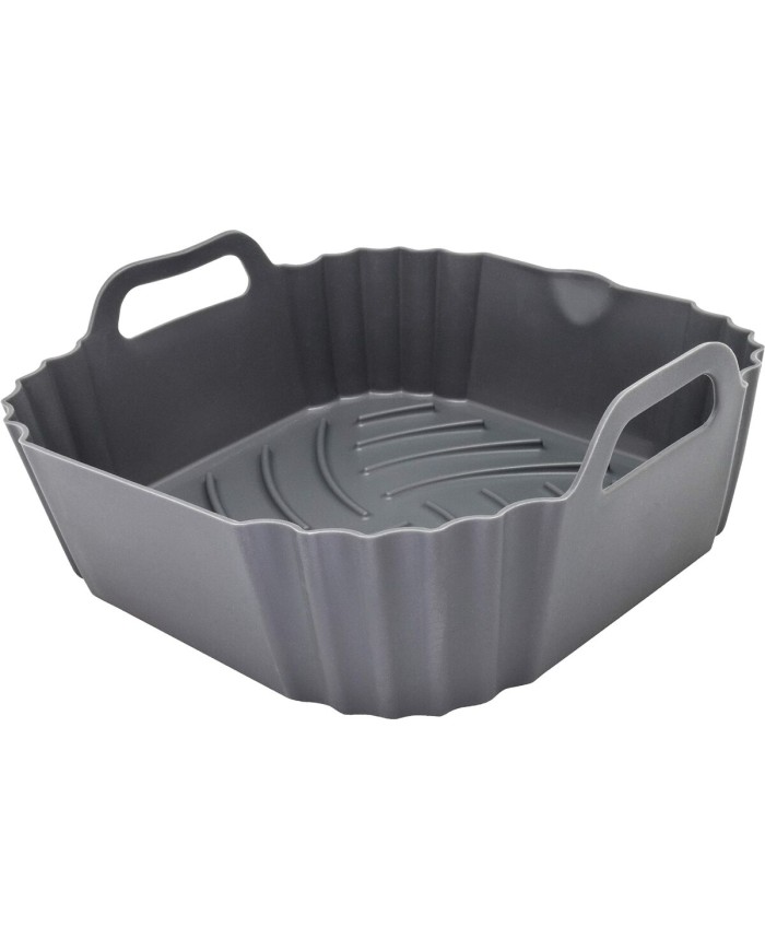 Vassoio riutilizzabile in silicone per friggitrice ad aria Vin Bouquet 20 cm Vassoio riutilizzabile in silicone per friggitrice ad aria Vin Bouquet 20 cm