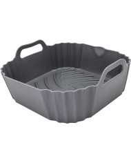 Vassoio riutilizzabile in silicone per friggitrice ad aria Vin Bouquet 20 cm Vassoio riutilizzabile in silicone per friggitrice ad aria Vin Bouquet 20 cm