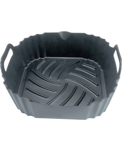 Vassoio riutilizzabile in silicone per friggitrice ad aria Vin Bouquet 20 cm Vassoio riutilizzabile in silicone per friggitrice ad aria Vin Bouquet 20 cm