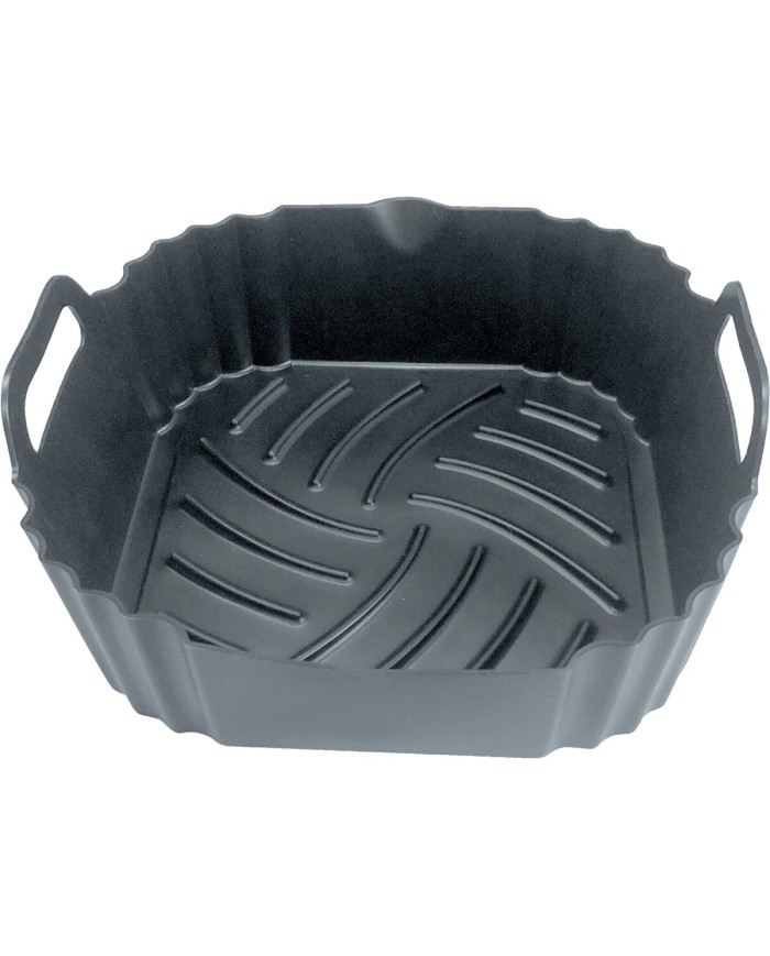 Vassoio riutilizzabile in silicone per friggitrice ad aria Vin Bouquet 20 cm Vassoio riutilizzabile in silicone per friggitrice ad aria Vin Bouquet 20 cm