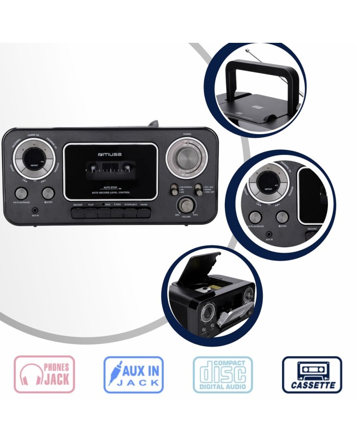 Radio Cassetta Muse M-182RDC