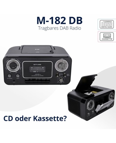 Radio Cassetta Muse M-182RDC