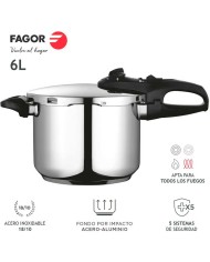 Pentola Express Fagor DUO Acciaio inossidabile 18/10 6 L