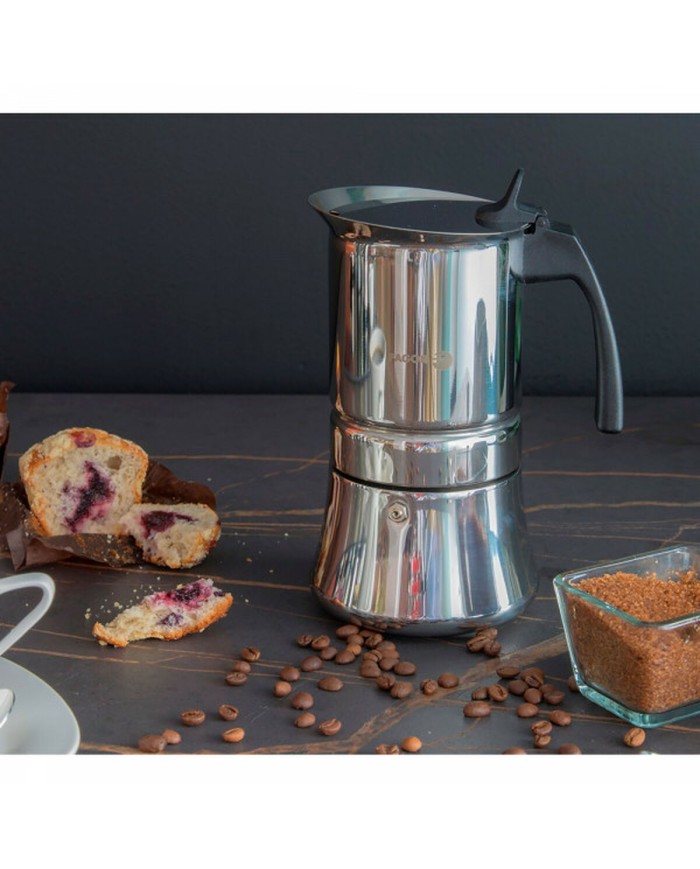 Caffettiera Italiana Fagor Nero Acciaio inossidabile 60 ml Caffettiera Italiana Fagor Nero Acciaio inossidabile 60 ml