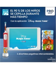 Spazzolino da Denti Elettrico Oral-B Rey Leon Rosso Multicolore