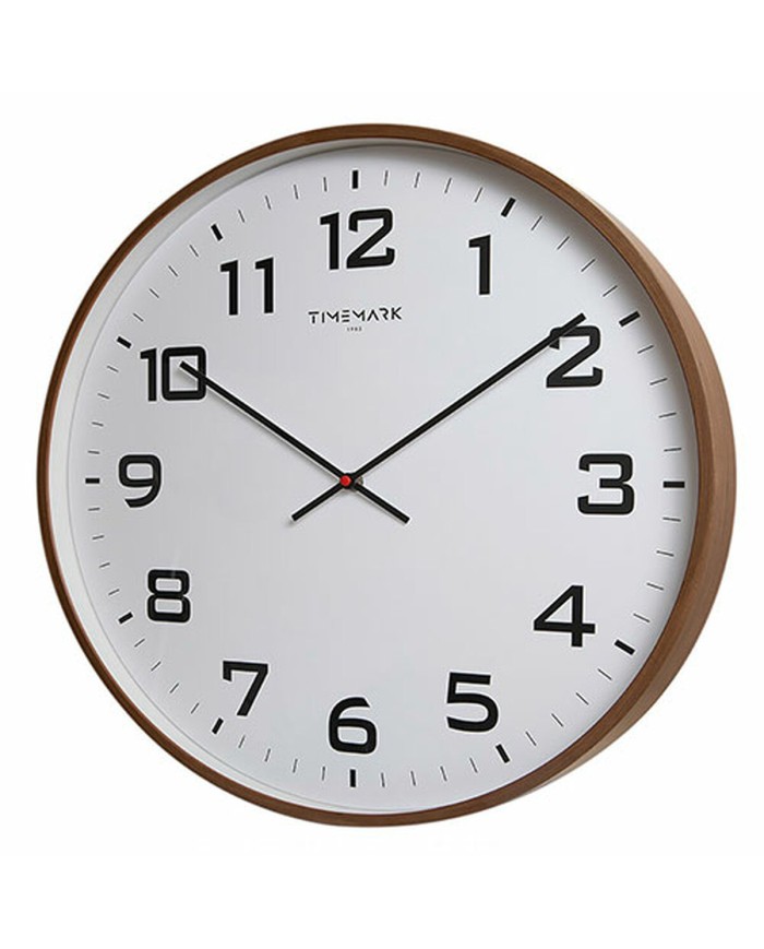 Orologio da Parete Timemark Marrone Legno 50 x 50 cm