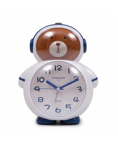 Orologio-Sveglia Analogico Timemark Orso Astronauta Multicolore Plastica Orologio-Sveglia Analogico Timemark Orso Astronauta Multicolore Plastica