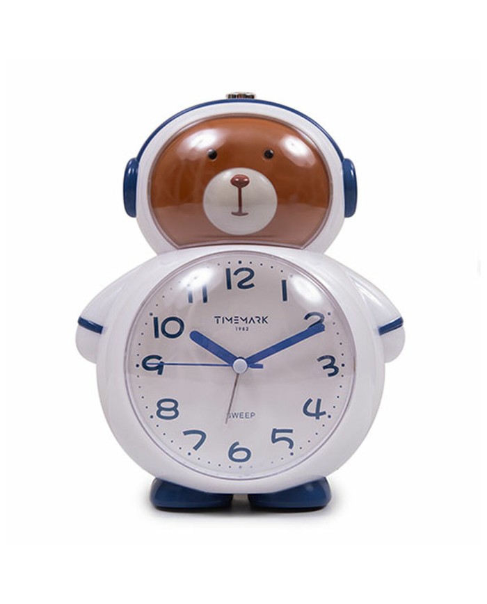 Orologio-Sveglia Analogico Timemark Orso Astronauta Multicolore Plastica Orologio-Sveglia Analogico Timemark Orso Astronauta Multicolore Plastica