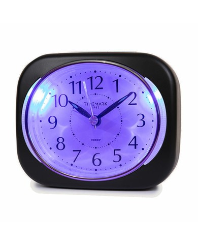 Orologio-Sveglia Analogico Timemark 10 x 8,5 x 4 cm Nero Plastica Classico Orologio-Sveglia Analogico Timemark 10 x 8,5 x 4 cm Nero Plastica Classico