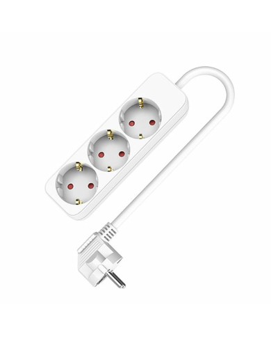 Multipresa con 3 Prese senza Interruttore TM Electron (1,5 m) Multipresa con 3 Prese senza Interruttore TM Electron (1,5 m)