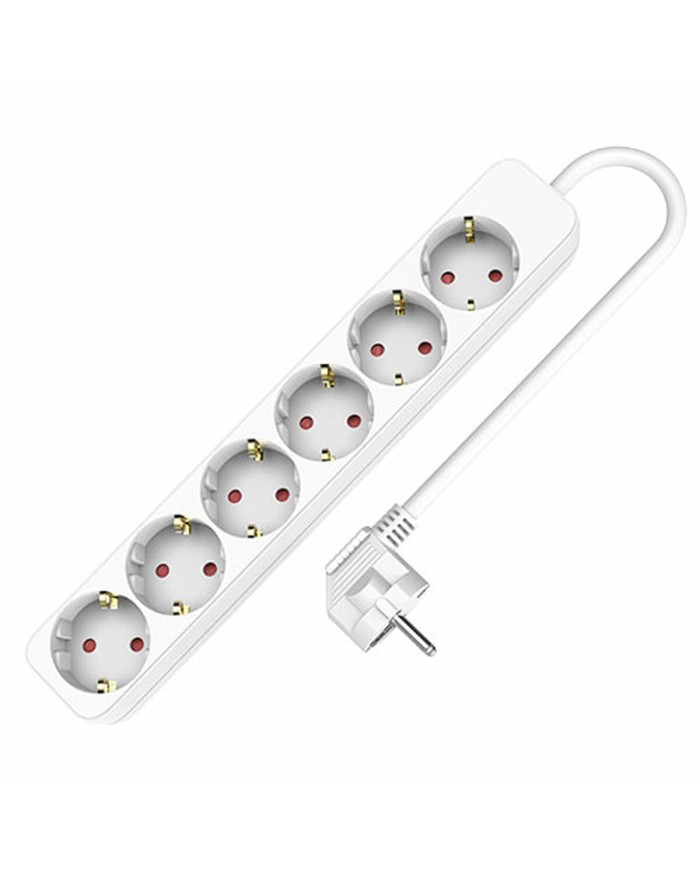 Multipresa con 6 Prese senza Interruttore TM Electron (1,5 m) Multipresa con 6 Prese senza Interruttore TM Electron (1,5 m)