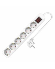 Multipresa con 6 Prese senza Interruttore TM Electron (1,5 m) Multipresa con 6 Prese senza Interruttore TM Electron (1,5 m)