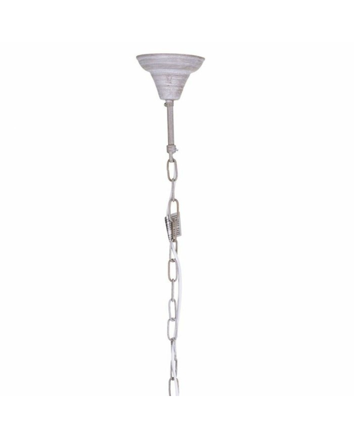 Lampadario Alexandra House Living Bianco Grigio Lampadario Alexandra House Living Bianco Grigio