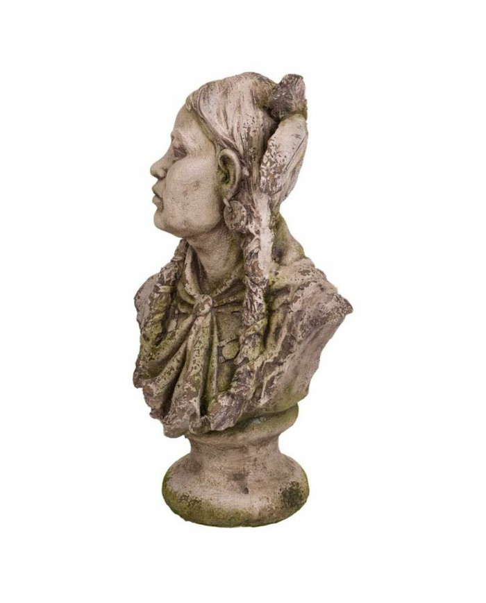 Busto Alexandra House Living Fibra di Vetro Magnesio Donna Indiano Americano 33 x 70 x 45 cm