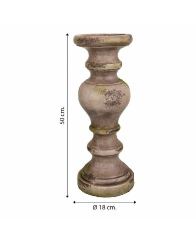 Statua Decorativa Alexandra House Living Fibra di Vetro Magnesio Colonna 18 x 50 x 18 cm Statua Decorativa Alexandra House Living Fibra di Vetro Magnesio Colonna 18 x 50 x 18 cm