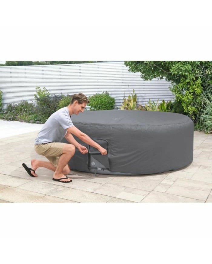 Copertura per piscina Bestway LAY-Z-Spa Energysense Grigio Copertura per piscina Bestway LAY-Z-Spa Energysense Grigio