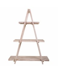 Espositore da Bancone Alexandra House Living Legno di abete 38 x 127 x 98 cm Scaffale 3 Mensole