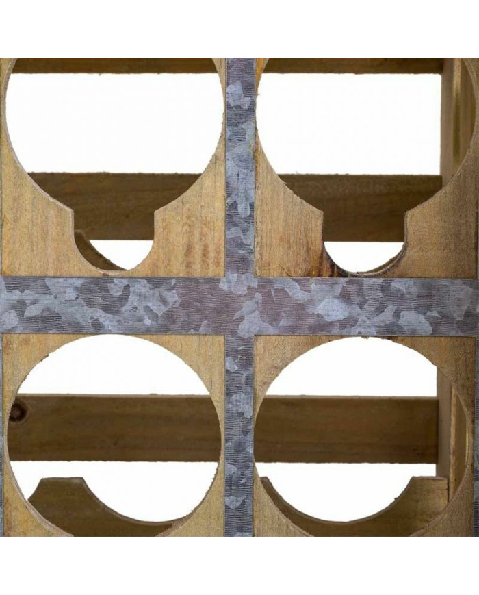Portabottiglie Alexandra House Living Naturale Legno di abete 32 x 43 x 33 cm 9 bottiglie Scatola Portabottiglie Alexandra House Living Naturale Legno di abete 32 x 43 x 33 cm 9 bottiglie Scatola