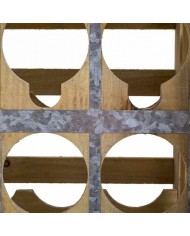 Portabottiglie Alexandra House Living Naturale Legno di abete 32 x 43 x 33 cm 9 bottiglie Scatola Portabottiglie Alexandra House Living Naturale Legno di abete 32 x 43 x 33 cm 9 bottiglie Scatola