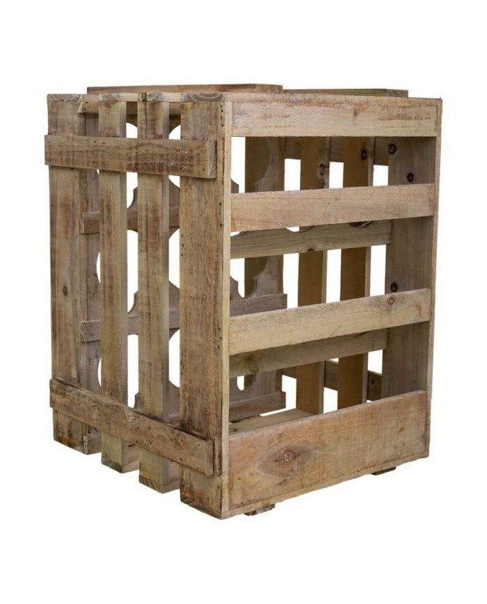 Portabottiglie Alexandra House Living Naturale Legno di abete 32 x 43 x 33 cm 9 bottiglie Scatola Portabottiglie Alexandra House Living Naturale Legno di abete 32 x 43 x 33 cm 9 bottiglie Scatola