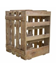 Portabottiglie Alexandra House Living Naturale Legno di abete 32 x 43 x 33 cm 9 bottiglie Scatola Portabottiglie Alexandra House Living Naturale Legno di abete 32 x 43 x 33 cm 9 bottiglie Scatola