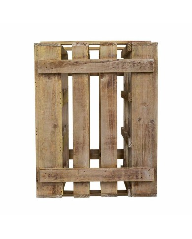 Portabottiglie Alexandra House Living Naturale Legno di abete 32 x 43 x 33 cm 9 bottiglie Scatola