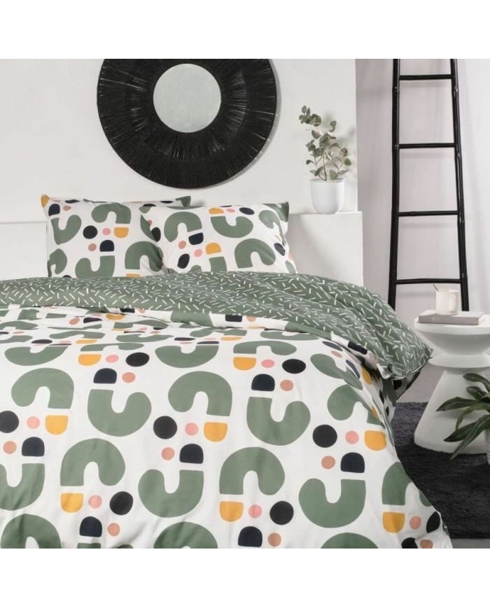 Set di copripiumino TODAY Verde 220 x 240 cm 3 Pezzi Set di copripiumino TODAY Verde 220 x 240 cm 3 Pezzi